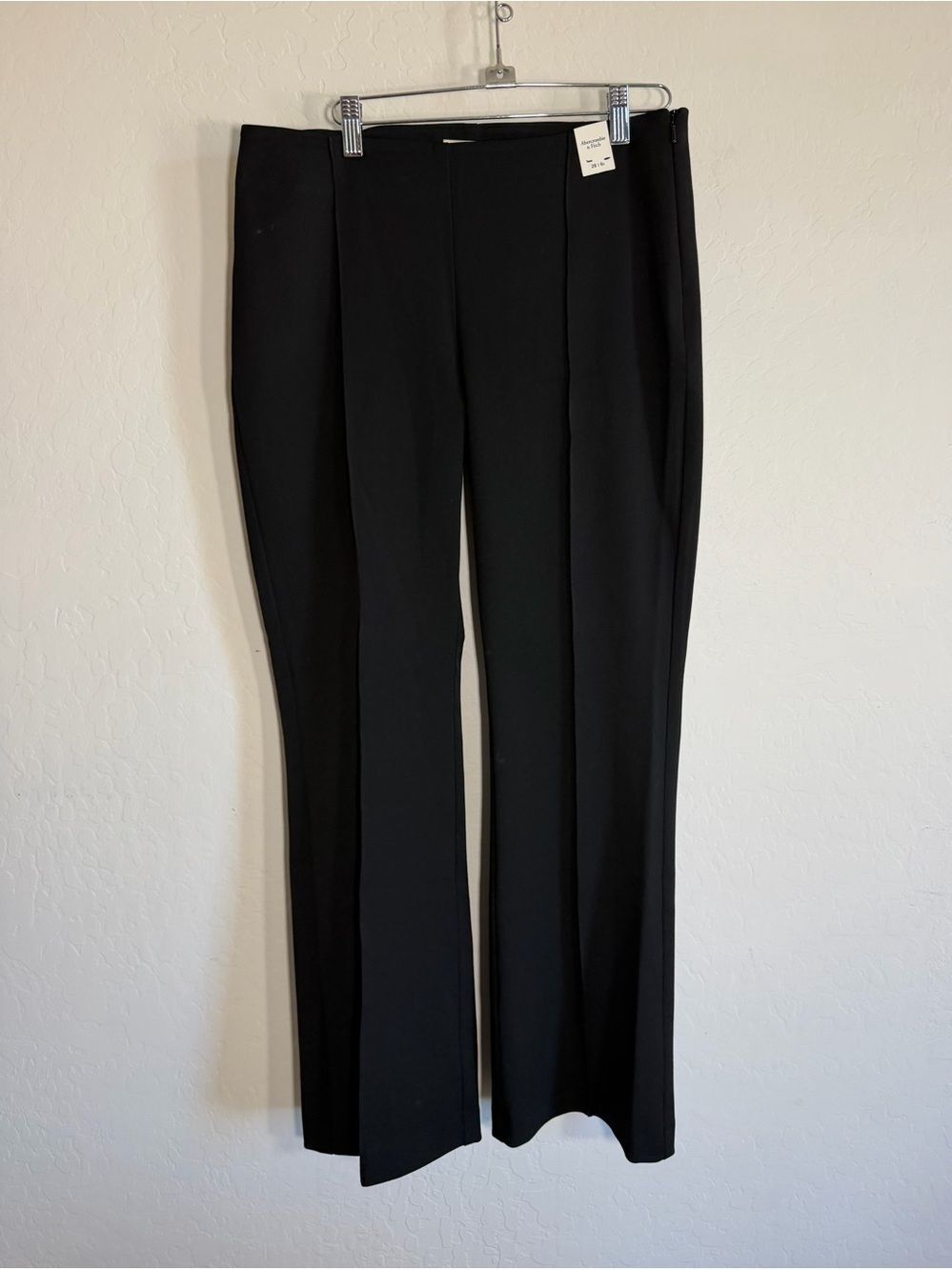 Abercrombie & Fitch A&F  Tailored Wide Leg Pant Black 28 Short / 6S